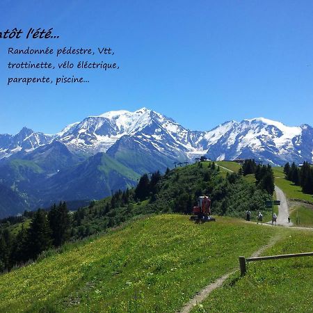 Appartement T2+cabine indépendante au départ des télécabines Saint-Gervais/Bettex/Mont d’Arbois Esterno foto