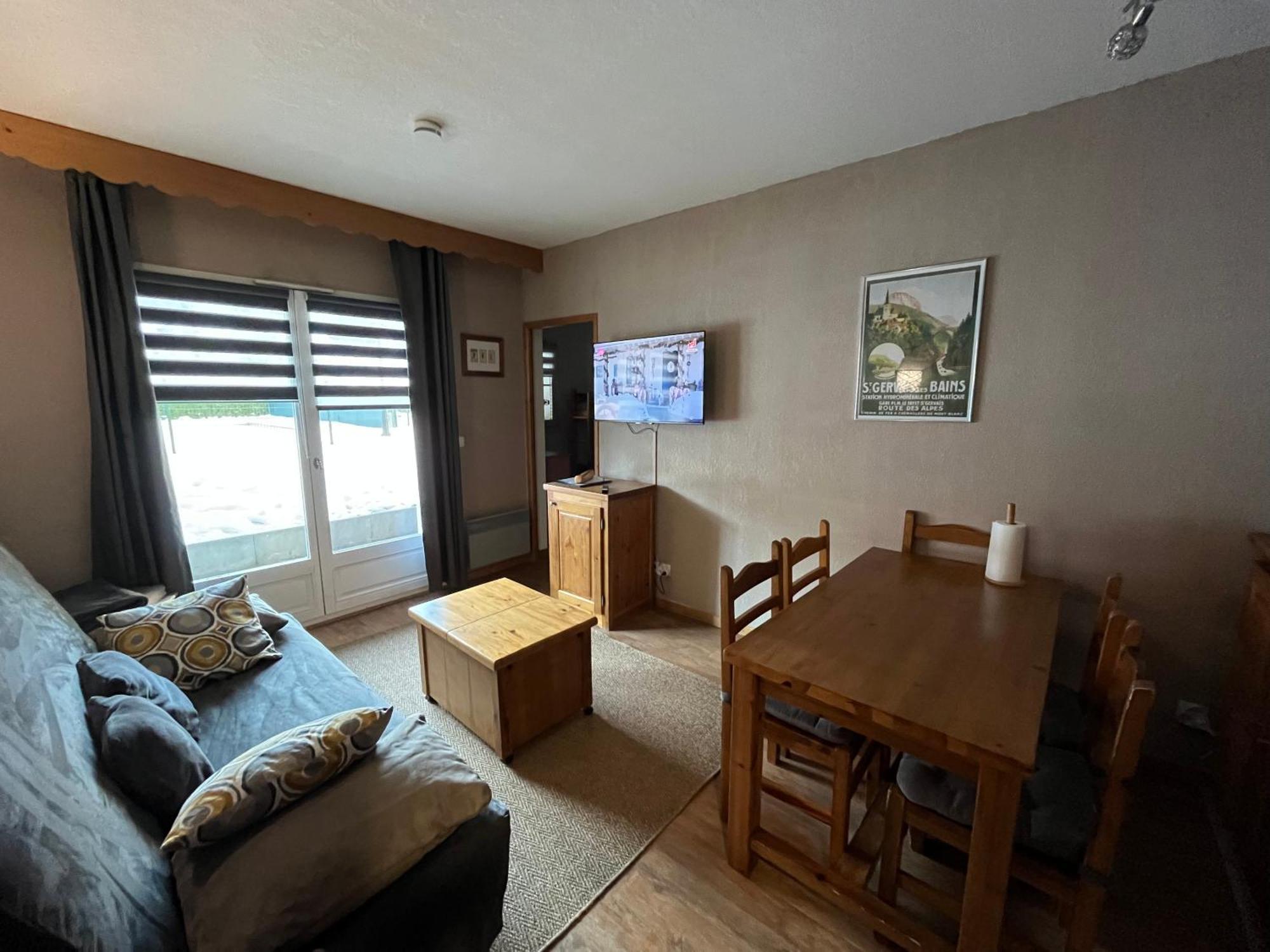 Appartement T2+cabine indépendante au départ des télécabines Saint-Gervais/Bettex/Mont d’Arbois Esterno foto