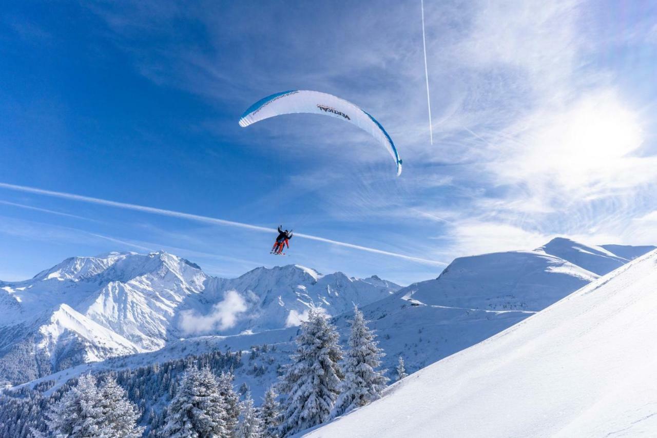 Appartement T2+cabine indépendante au départ des télécabines Saint-Gervais/Bettex/Mont d’Arbois Esterno foto